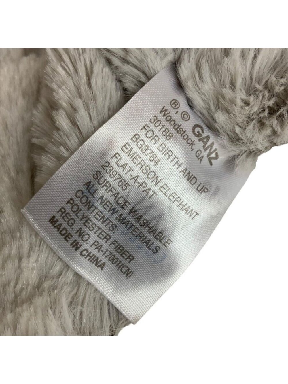 Baby Ganz Emerson Elephant Flat A Pat Lovey Security Blanket Soft Baby Gift NEW - Picture 6 of 6